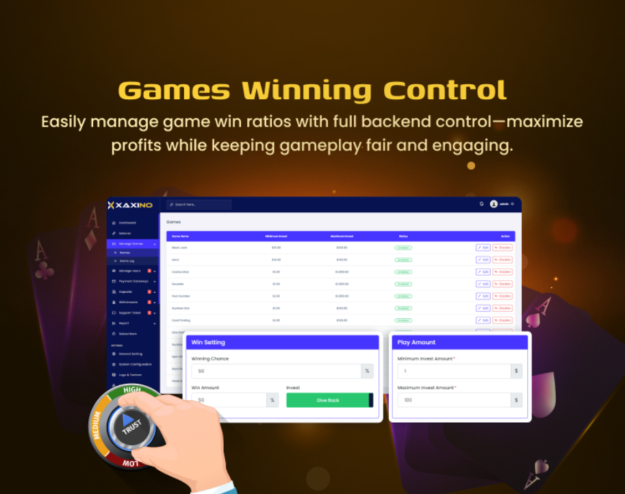 online casino platform script